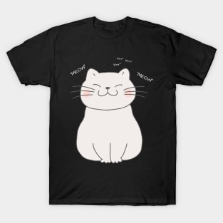 MEOW MEOW Prr Prr Prr kitty cat T-Shirt